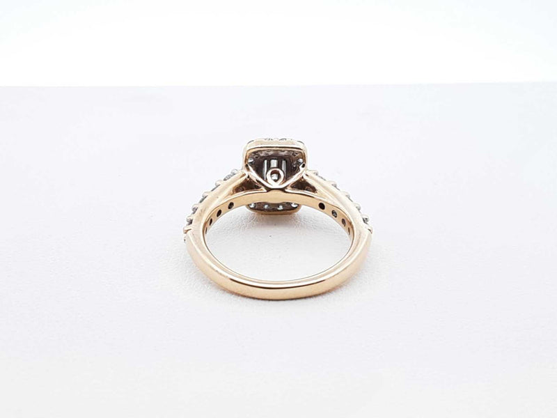 1.03 Cttw Diamond & 14k Yellow Gold Ring 4.6 Grams Size 6 Fw0825rzxdu