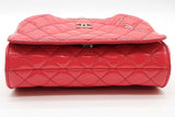 Chanel Quilted Pink Patent Leather Kiss Lock Front Pocket Crossbody Eb1025lexzde