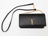 Yves Saint Laurent Ysl Cassandra Phone Holder Black Crossbody Bag Do0726wrxde