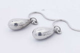 Tiffany & Co. Elsa Peretti Tear Drop Sterling Silver Earrings 4.3g Eb0725wxdu