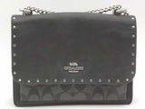 Coach Klare Crossbody In Signature Canvas With Revets Black Aa1026orsa