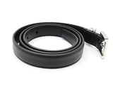 Ysl Saint Laurent Cassandre Thin Belt Black Belt Sd0826crdu