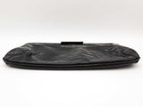 Marni Black Crinkled Patent Leather Large Clutch Do0526lxzde
