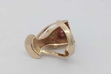 14k Yellow Gold Queen Nefertiti Bust Ring With Gemstones 11.8g Sz 7.5 Eb926ccrsa