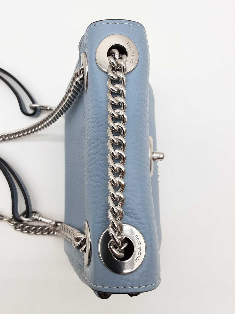 Coach Mini Blue Leather Backpack Do0725wxde