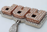 4.16cttw Diamond "Rap" Pendant In 10k White & Rose Gold 46.4 Grams Eb0226ooxzsa