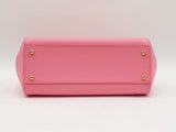 Dolce & Gabbana Medium Sicily Pink Calfskin Handbag Fw0325rxzdu