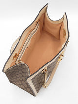 Gucci Medium Padlock Tote In Gg Supreme Monogram Coated Canvas Fw1125prrdu