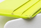 Balenciaga Neon Yellow Card Holder Wallet Eb1025rxdu