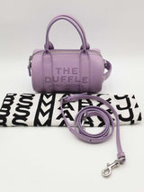 Marc Jacobs Mini Duffle Purple Leather Bag Eb0526crsa