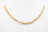 22k Yellow Gold Link Chain Necklace 22.8 Grams 26 Inch Eb0126lexzsa