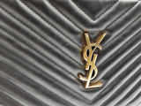 Yves Saint Laurent Lou Camera Bag In Black Matelassé Leather Fw07260owxdu