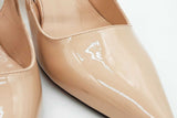 Jimmy Choo Patent Leather Slingback Kitten Heels Size 38.5 Eb0626crde
