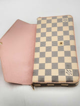 Louis Vuitton Damier Azur Pochette Felicie Rose Pink Eb0425lxxpsa