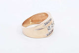 Approx. 0.73ctw Diamond Ring In 10k Yellow Gold 6.7 Grams Size 9 Eb0824wcrsa