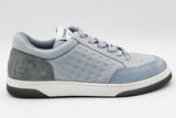Chanel Light Blue Suede & Fabric Logo Sneakers Size 39.5 Eb1225lrxdu