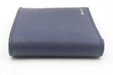 Bally Navy Blue Bifold Wallet Eb0325ixsa