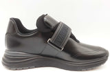 Salvatore Ferragamo Tommy Nero Black Leather Slip On Shoes Size 11m Do0725oxzde