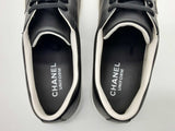 Chanel Uniform Black White Leather Shoes Size Eu 44 Do0125oxzde