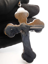 3.20 Cttw Diamond & 14k White Gold Orthodox Cross Pendant 88.5 Gram Fw0726ixzxdu