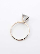 2.75 Ctw Lab-grown Diamond & 14k Gold Solitaire Ring 2.6 Gram Size 8 Fw0226rzxdu