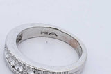 0.78cttw Diamond Ring In 14k White Gold 4.9 Grams Size 6 Eb0926rrxde