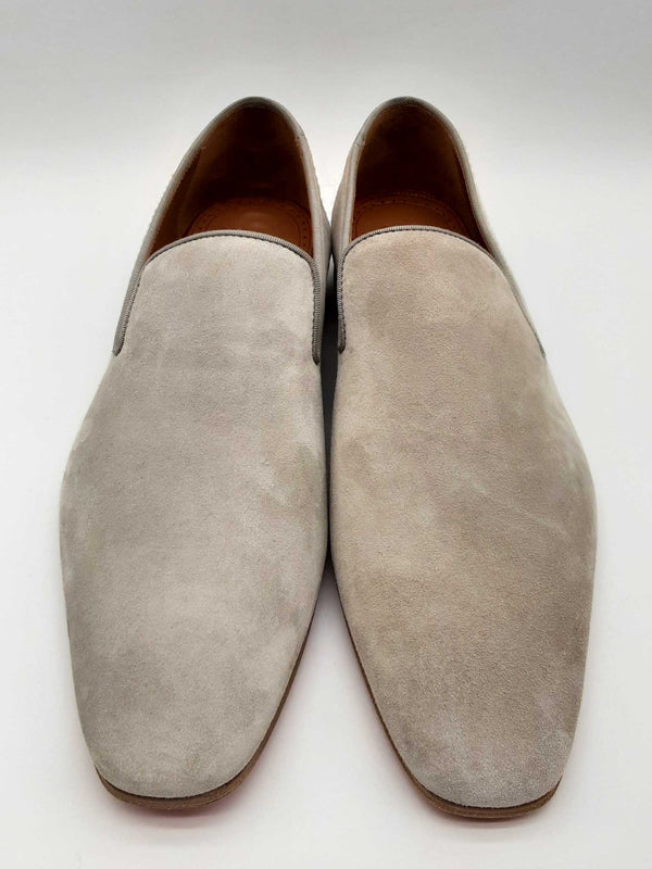 Christian Louboutin Dandelion Gray Suede Shoes Size Eu 44 Dooxzde 144020013426