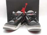 Nike Jordan Retro 3 Black Shoes Size 10.5 Aa0826crsa