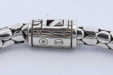 John Hardy Dot Chain 925 Sterling Silver Bracelet 8.6 Grams 7 Inch Eb0626lrxde