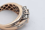 1.26cttw Diamond 10k Yellow Gold Ring 4.3 Grams Size 5.25 Eb0526rxzsa