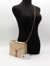 Yves Saint Laurent Cassandra Flap Crossbody Beige Aa0826pzxsa