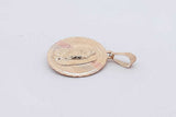14k Tricolor Gold Jesus & Mary Pendant 2.6 Grams Eb0526lcrsa