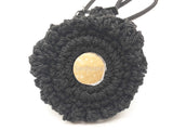 Saint Laurent Ysl Small Black Crochet Shopper Shoulder Tote Bag Do1125rxzde