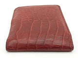 Louis Vuitton Red Crocodile Leather Bifold Wallet Do0926ixzde