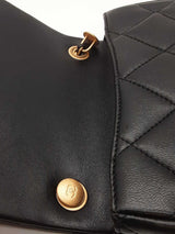 Chanel Mini Quilted Black Leather Pearl Crush Square Flap Bag Eb1225prxzde