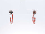 Tiffany & Co. Paloma Picasso Sterling & Enamel Swirl Hoop Earrings Fw0125lcrdu