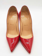 Christian Louboutin Red Patent Leather So Kate Heels Size 37.5 Eb0425wxzde
