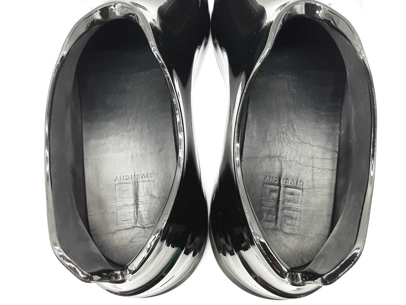 Givenchy Shiny Monumental Mallow Black Rubber Shoes Size Eu 46 Do0325pxzde