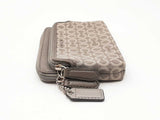 Coach Madison Needlepoint Op Art Double Zip Wristlet Fw0926lzdu