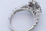 3.07cttw Diamond Wedding Set In 18k White Gold 12.1 Grams Size 7 Eb0926oxxzde