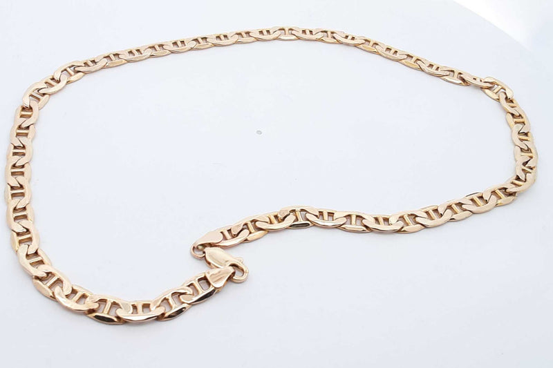 14k Yellow Gold Mariner Link Chain 11.2 Grams 16 Inch Eb0824lrxsa