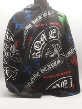 Chrome Hearts Stencil Hoodie With Multicolor Print Pants Black Aa0326crzsa