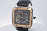 Cartier Santos- Dumont 32mm Quartz Stainless Steel Watch 47.3 Grams Eb0526poxzsa