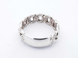 Konstantino Sterling Silver Carved Curb Link Ring 9.1 Grams Size 12 Fw0425pxdu