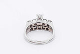1.8cttw Diamond Ring In 14k White Gold 7.5 Grams Size 7.75 Eb0925loxzsa
