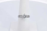 1.12ctw Diamond Ring In 14k White Gold 2.5 Grams Size 6.5 Eb0325lcxzsa