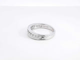 0.42 Cttw Diamond & 95% Platinum Wedding Band 7.4 Grams Size 6.25 Fw0326orrdu