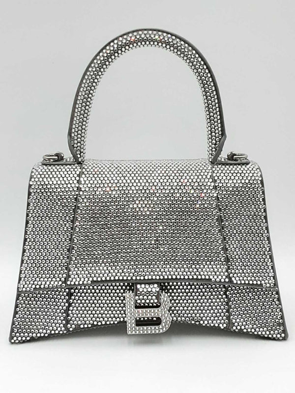 Balenciaga Rhinestone Hourglass Top Handle Bag Eb0824orxzdu