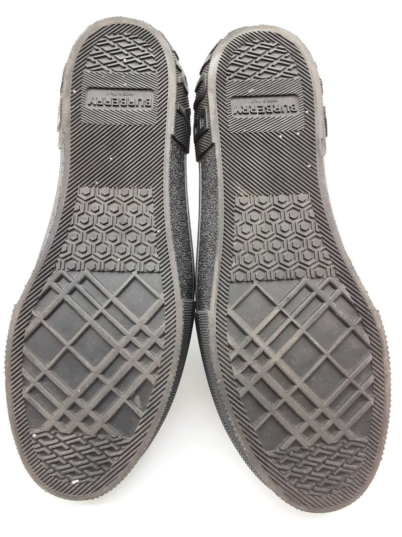 Burberry Knitted Sub Black Stretch High Top Shoes Size Eu 45 Do0325orxde