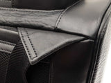 Mcm Brandenburg Visetos Logo Embossed Black Leather Backpack Fw0525wrxdu